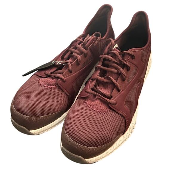 NIB Reebok Flexagon 3.0 Athletic Work Burgundy Composite Toe Shoe Women's Sz 12 - Picture 1 of 16